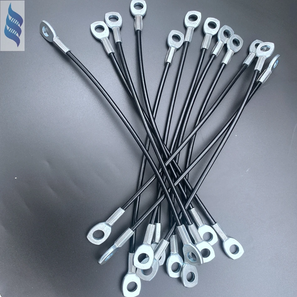 Commercial use Gym Cable Wire Rope Heavy Duty Steel Replacement Parts for Gym Fitness Cable Pulley Accessories 1/8' 3/16'