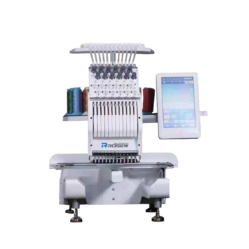 GC1201MINI Single head 12 Stitch Save space High Quality Long Service life Embroidery Machine Computerized for Sale