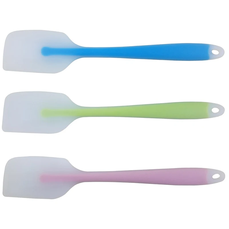 Multicolor Non-stick Silicone Spatula Heat Resistant Kitchen Silicone Pastry Scraper Spatula Food Grade Baking Tools