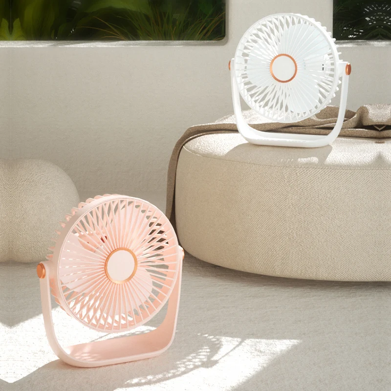 Home Hot Selling USB Rechargeable 1200 HP Home Kitchen Degreasing Electric Portable Mini Rotary Floor Fan