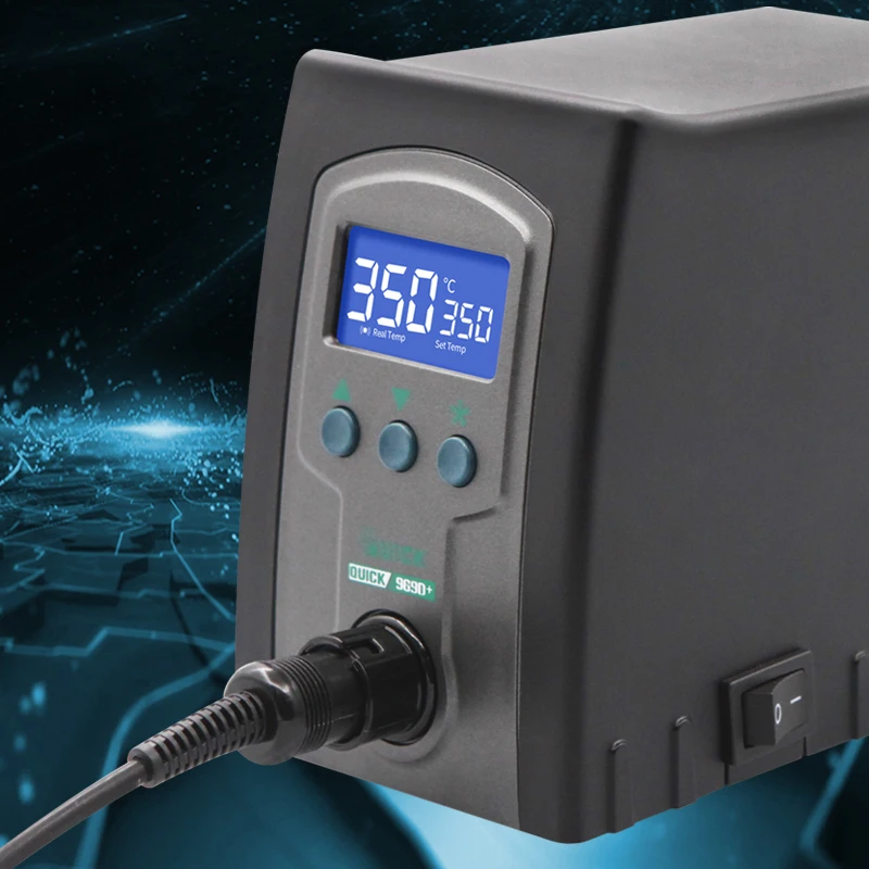 Reasonable price Soldering Iron 70Watts with Adjustable Temperature Controlled soldering station Quick 969D+