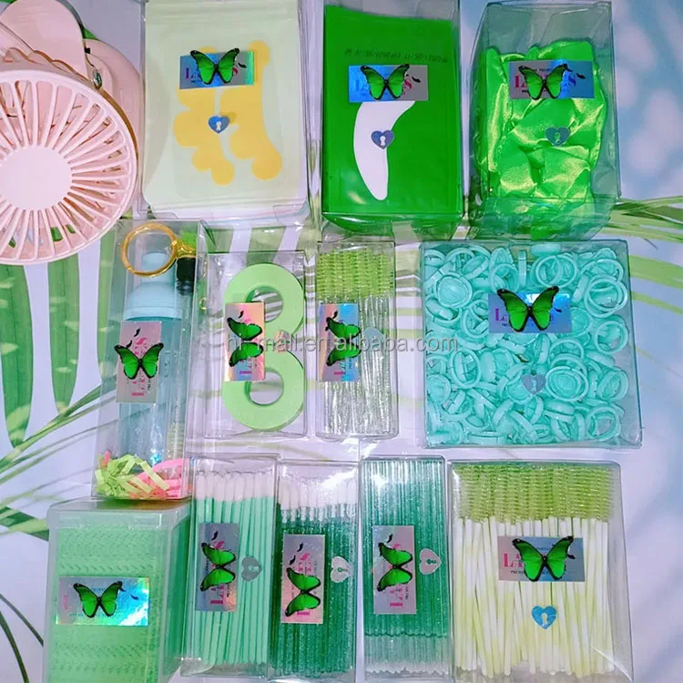 Custom Practice Diy Lash Extension Kit Eye Lash Starter Kit Eyelash Tools Private Label Extension Eyelash Kit