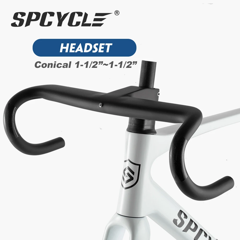 Spcycle Factory Road Climbing Disc Brake Bicycle Frame Carbon Road Bike Frameset with Integrated Handlebar in Stock
