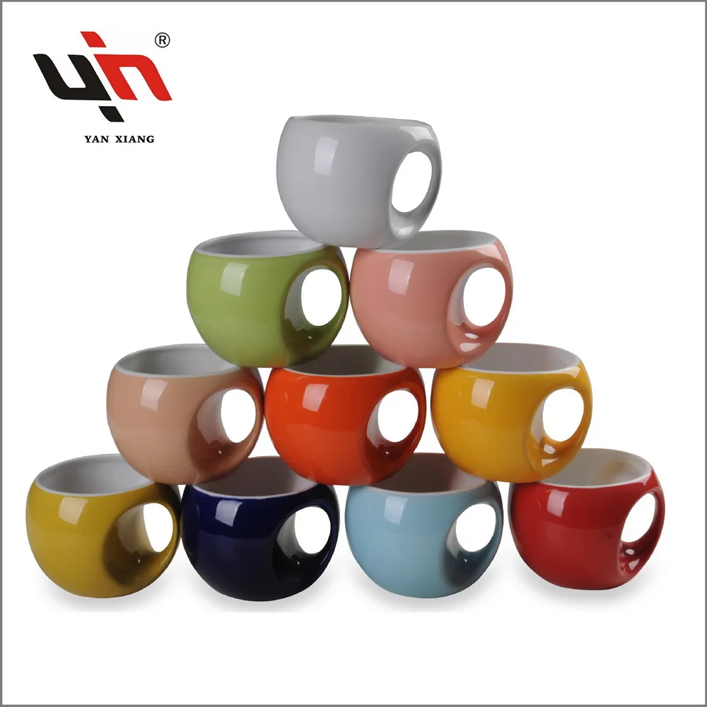Factory Hot Sale Modern Gift Stoneware Set of 6 PCS Round Ceramic Coffee Mug Custom Logo Ceramic Mug
