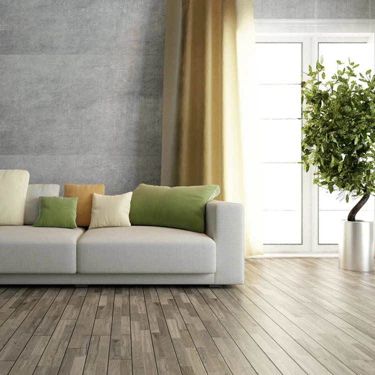 Factory Unilin Click System Rigid Wood Grain Herringbone SPC Flooring Planks