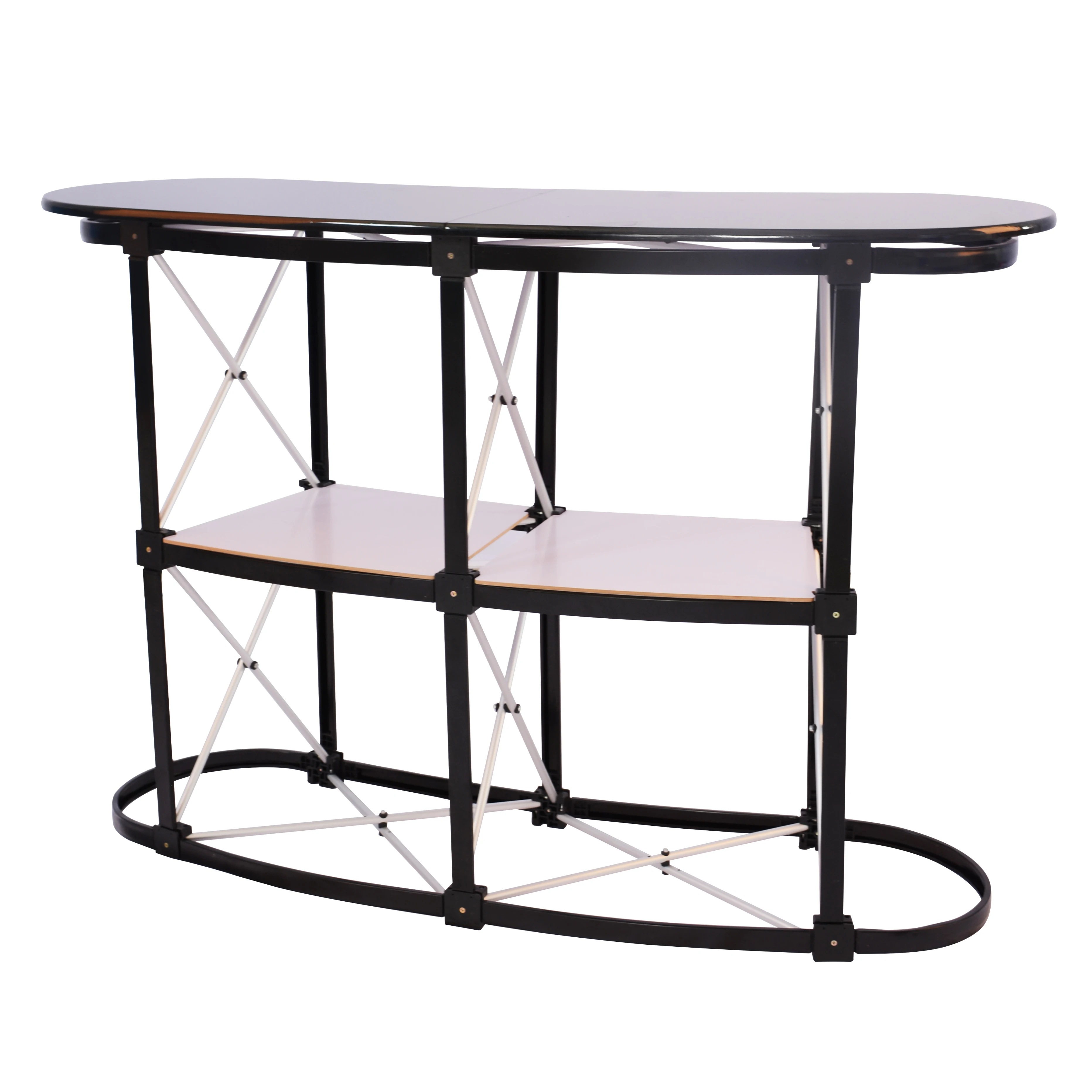 Advertising Aluminum Portable Pop Up Counter Table Stand for trade show booth