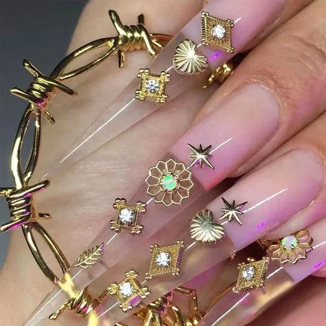 Hot Selling Super Long 2D French Style Artificial Fingernails Nail Art Salon Extended Traceless Manicure/DIY/Finger Plastic