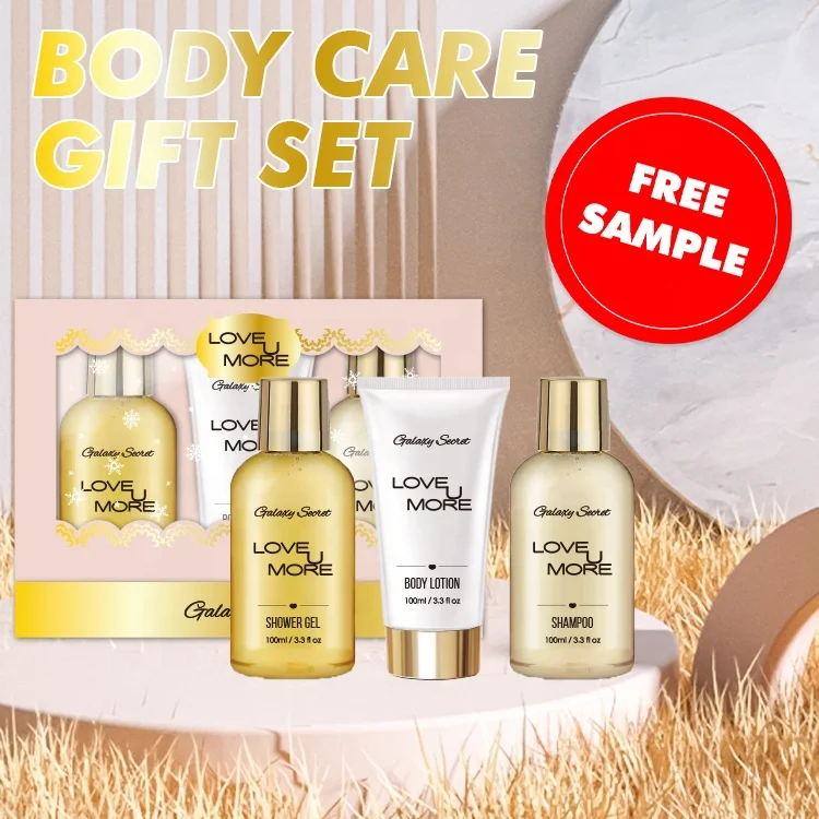 OEM Wholesale Shower Gel Shampoo Body Lotion Cleansing Aromatic Moisturizing Nourishing Body Care Gift Set
