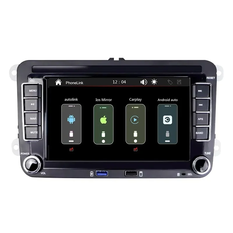 7 Inch MP5 For VW Volkswagen Golf Polo skoda rapid octavia Radio Tiguan Passat b7 front usb 2 Din Car Multimedia Player FM Radio