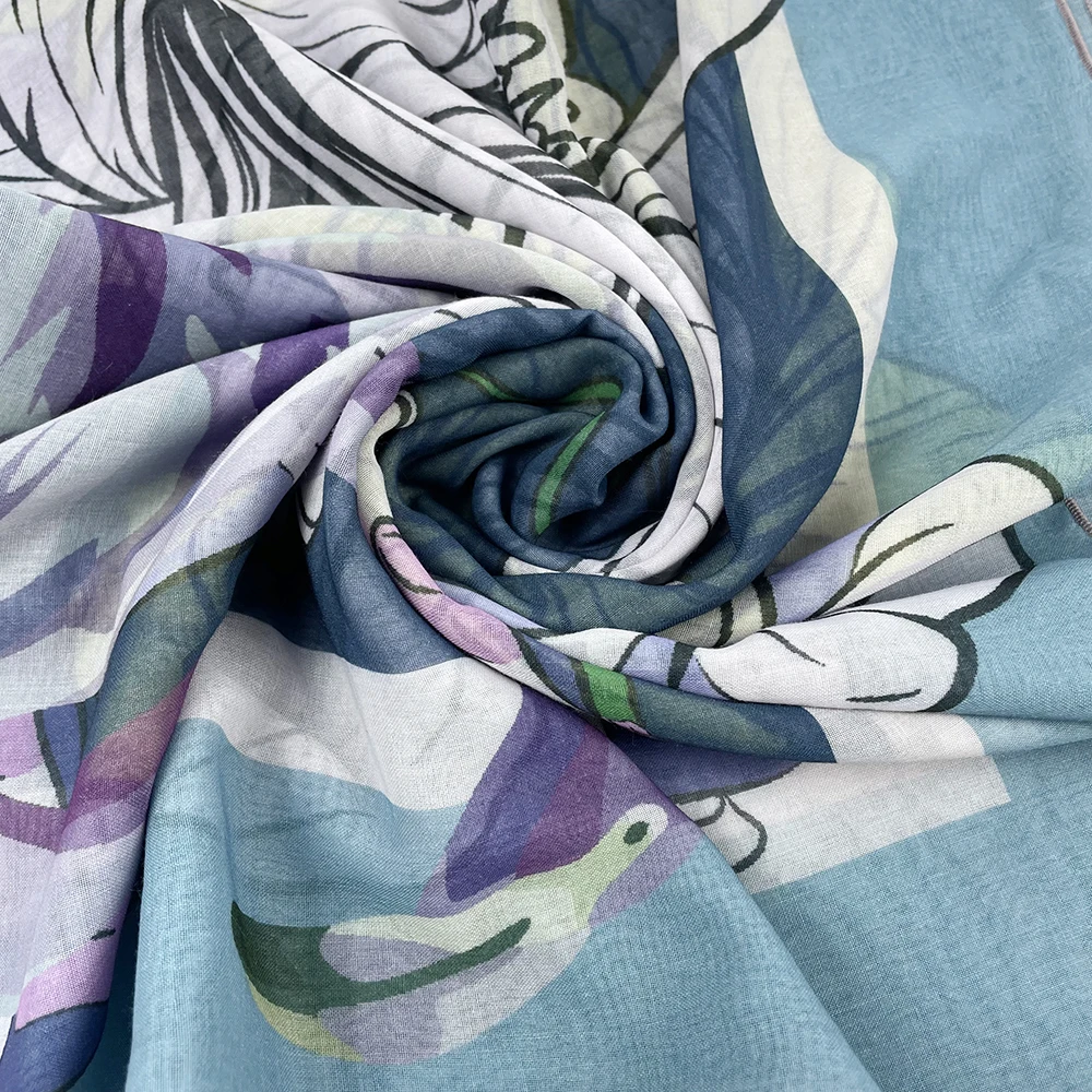 New Fashion Digital Printed Ultrafine Voile RTS Chiffon Muslims Hijab Dubai Scarf & Shawls