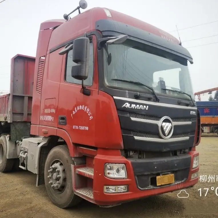 6*4 10 колес 460 л. С. Б/у Sino 6x4 Prime Mover левый привод Foton б/у прицеп трактор грузовик