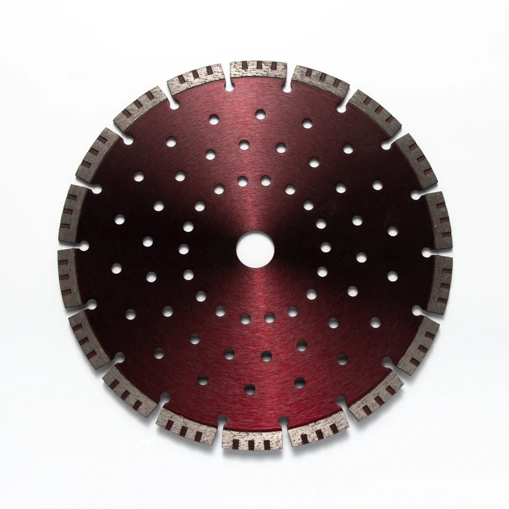 Hot Sale Customized Size Vacuum Brazed Multi Turbo Diamond Circular Saw Blade For Iron Cutting Steel Marble Granite
