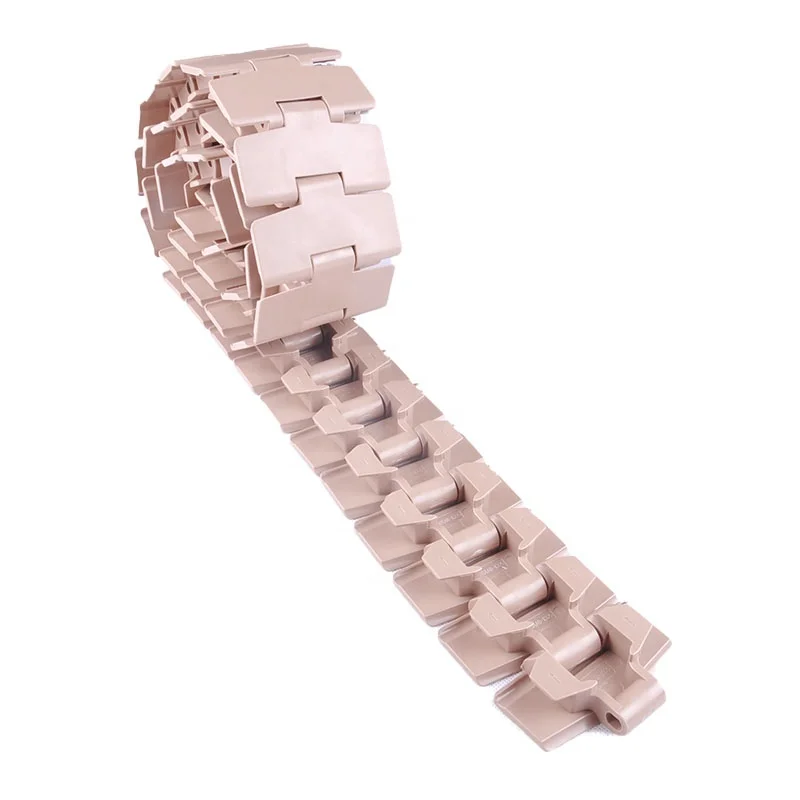 880BS side flexing plastic flat top conveyor chain slat top chain for food industrial conveyor components