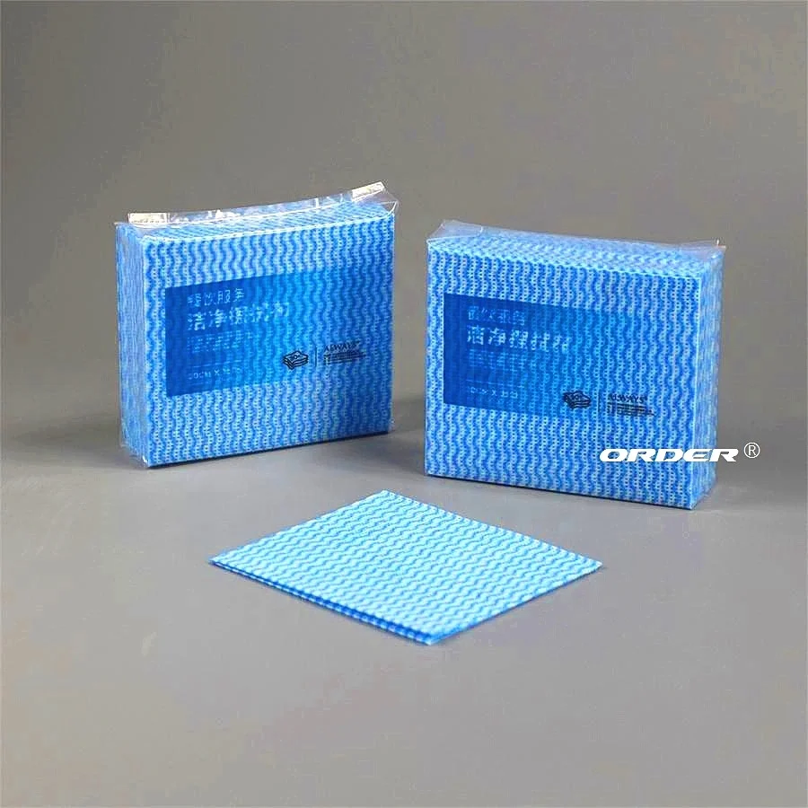 Restaurant kitchen Daily use printing reusable antibacterial foodservice non-woven cleaning cloths Towels