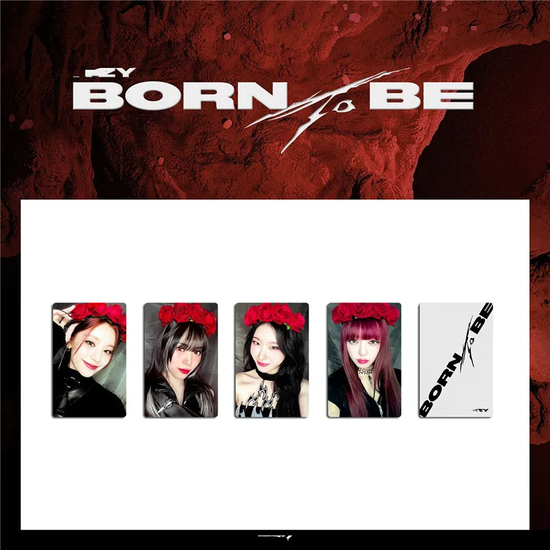 Kpop ITZY BORN TO BE Lomo Photo Cards 8TH MINI ALBUM Custom Photocards Fan Collections