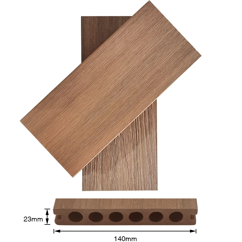Tercel Outdoor Engineered Wooden Plastic Composites Decking Wpc deck Board Laminated Flooring