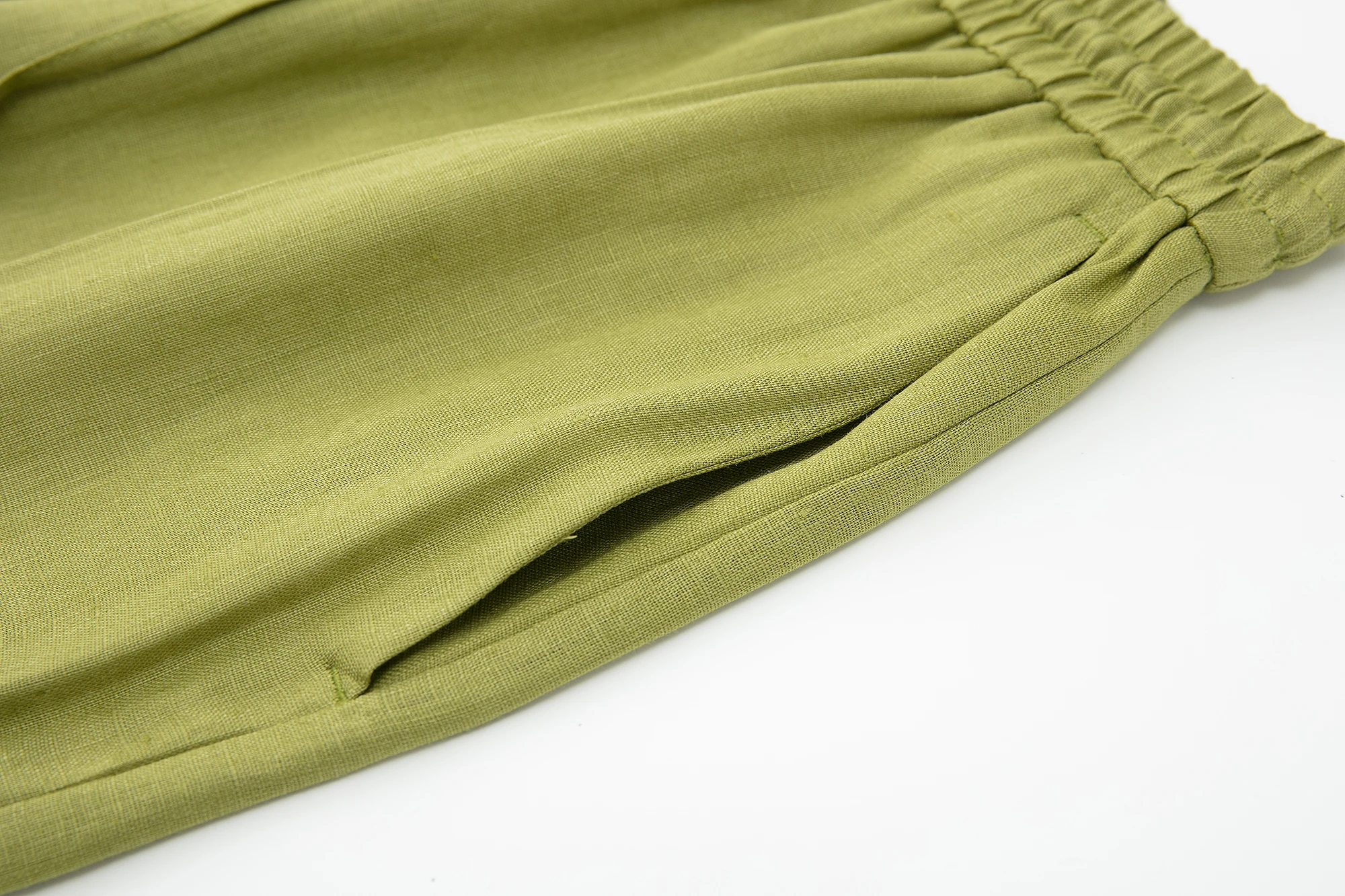 7 colorway drawstring waist solid color hot sale casual fashion long pants for women