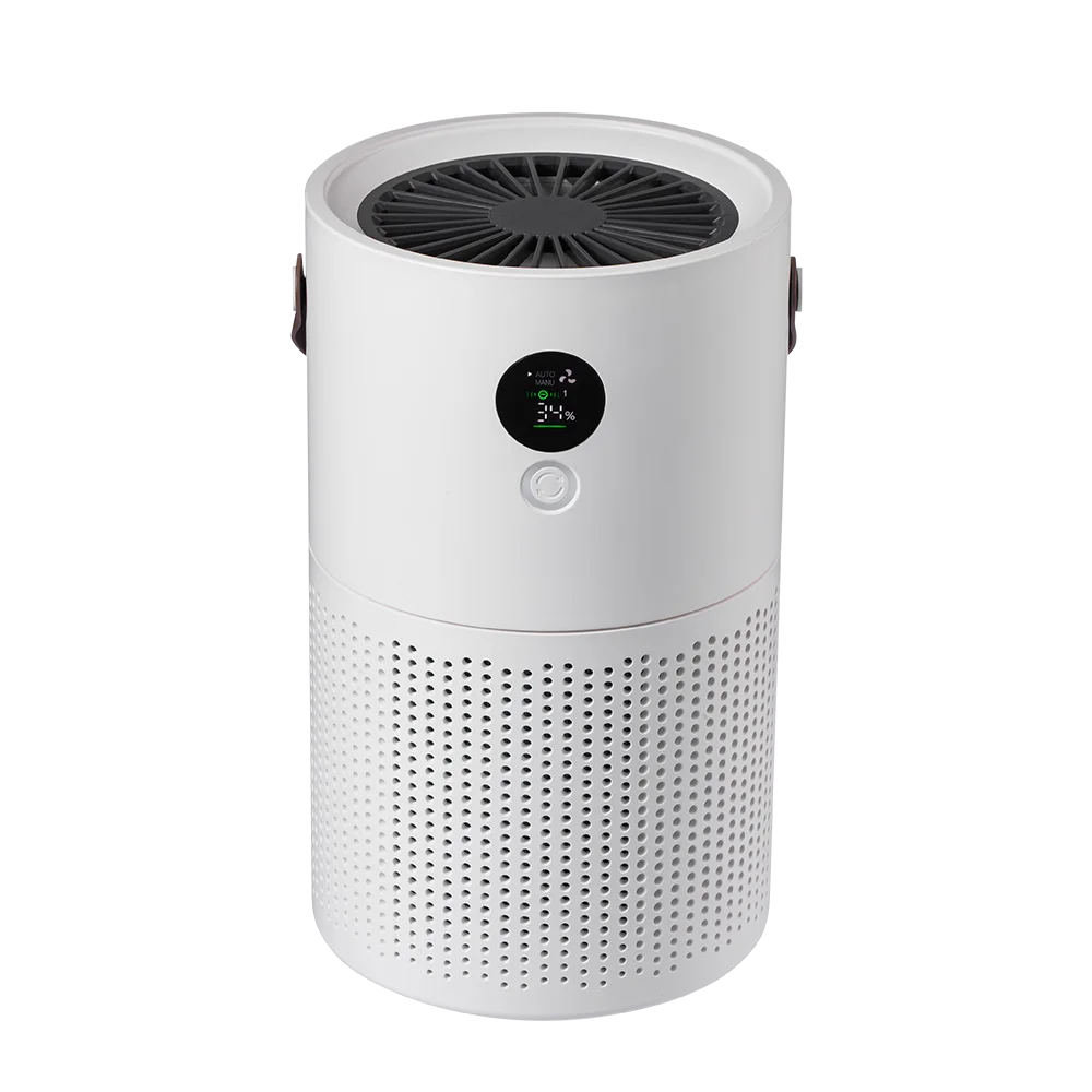 Air Quality Monitoring Purifier Intelligent Negative Ion Air Cleaner Home Use HEPA Filter Portable Air Purifier