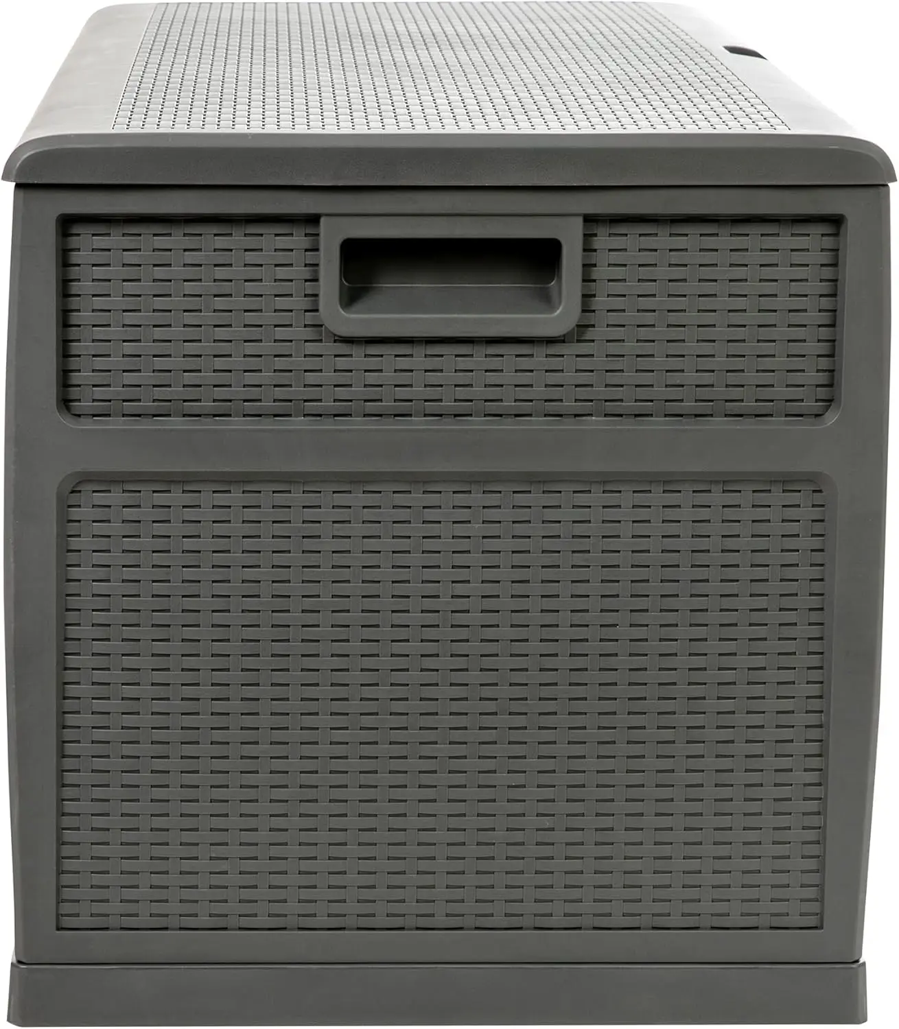 Plastic Deck Box All-Weather Patio Storage and Organization for Throw Pillows Pool Toys or Garden Tools