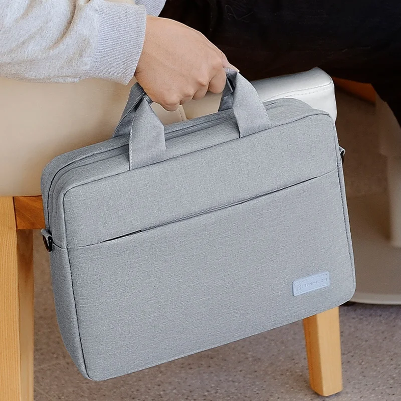 OMOI Wholesale Custom Polyester Waterproof 13 14 15 Inch Laptop Business Computer Bag Sleeve Cover For Laptop Women Men