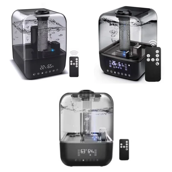 Smart Home Appliances Plastic Humidifiers Manufacturer Adjustable Fragrance Aroma Cool Mist Compound Humidifier Factory OEM