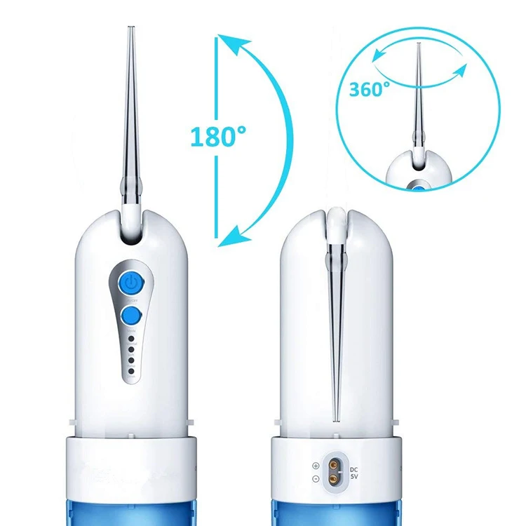 Foldable High Pressure Water Flosser Jet Oral Cleaning Irrigator Travel Kit