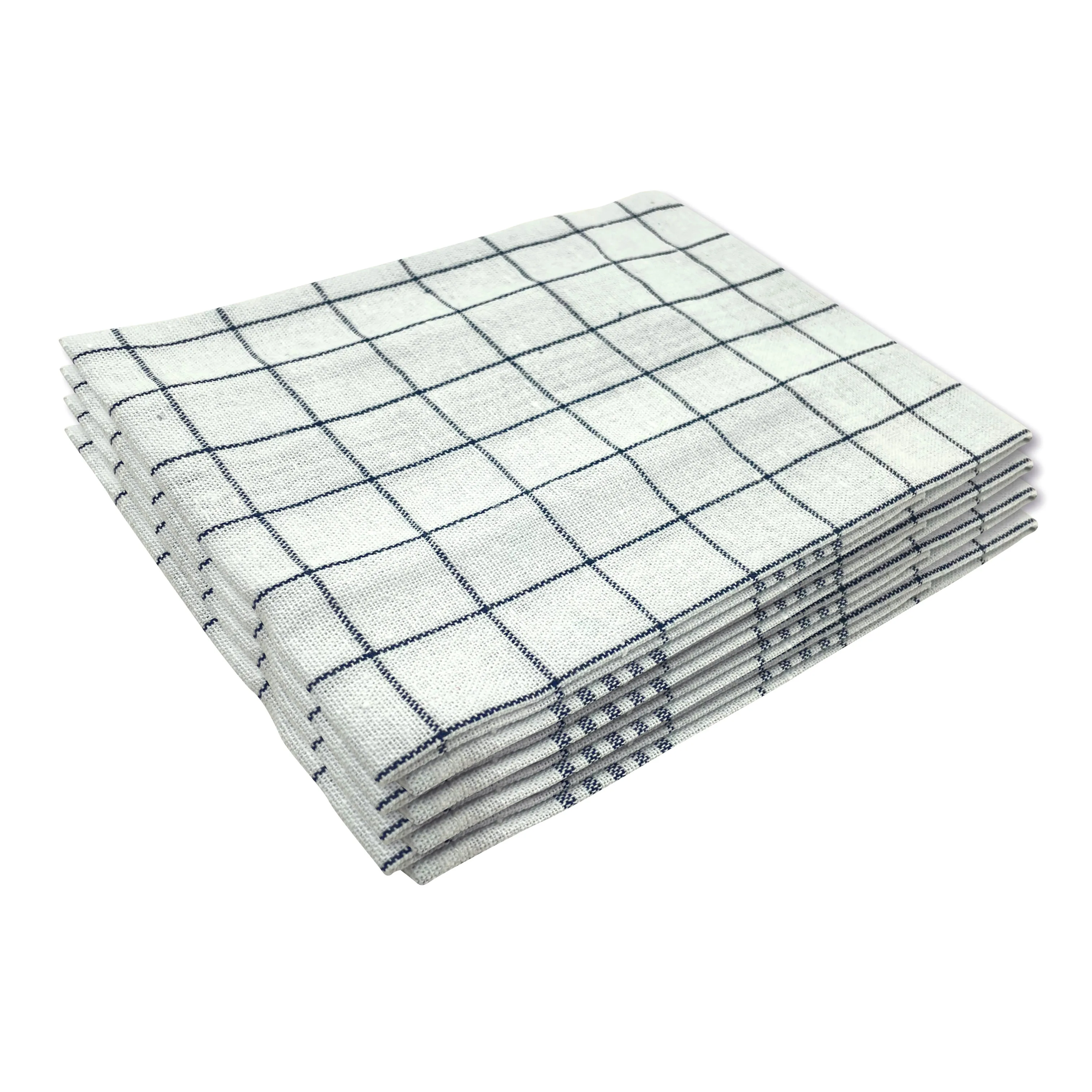 Wholesale Resistant Cotton and linen Kitchen Tea Towel Cleaning Cloth Customized Kitchen Dish Towels for Everyday Cooking