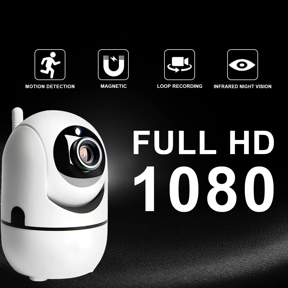 Auto Tracking AI Technoloty 1080P 720P Cloud Wireless Wifi IP Camera Home Security Surveillance CCTV Network Mini Camera