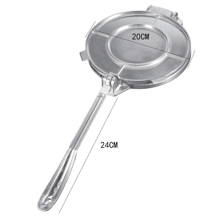 Kitchen Tortilla Maker Press Aluminium Dough Meat Press Maker Bakeware Tools Tortilla Pancake Pie Tools Baking Accessories 8'