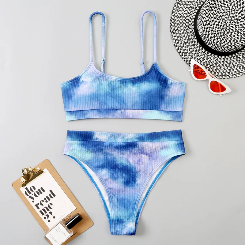 Custom LOGO 2022 new high quality fabric swimwear private style fission sling bikini wholesale hot sale swimsuit