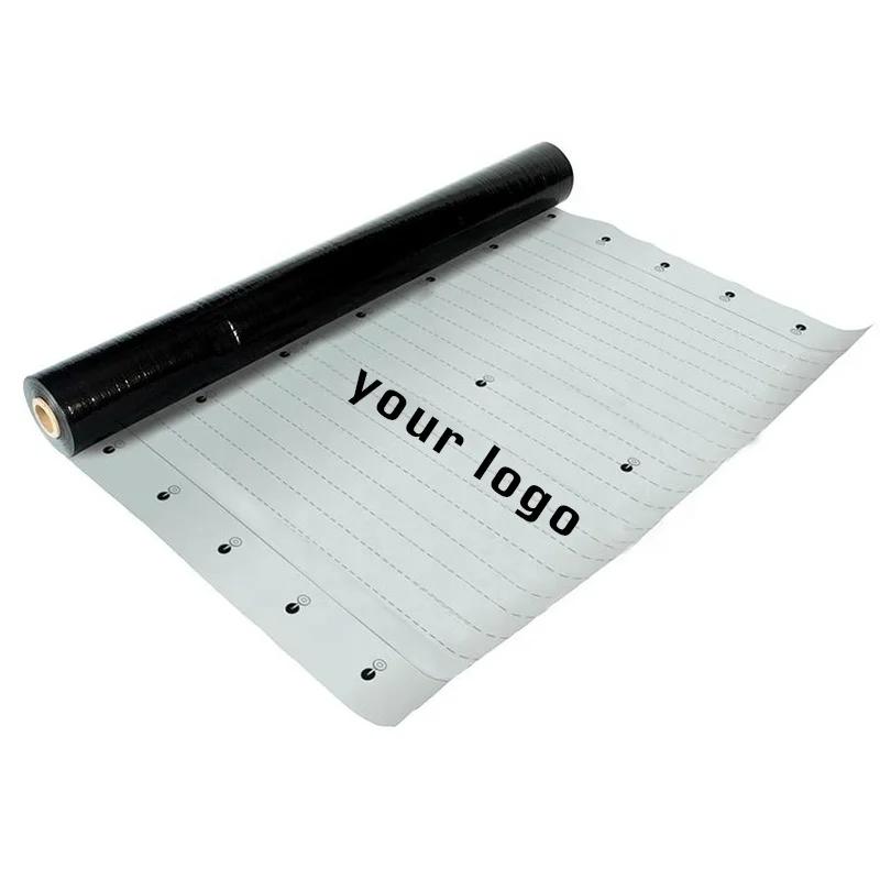 Anti-slip waterproof synthetic membrane roof underlayment UV resistant building breathable wraps 100% recycled materials