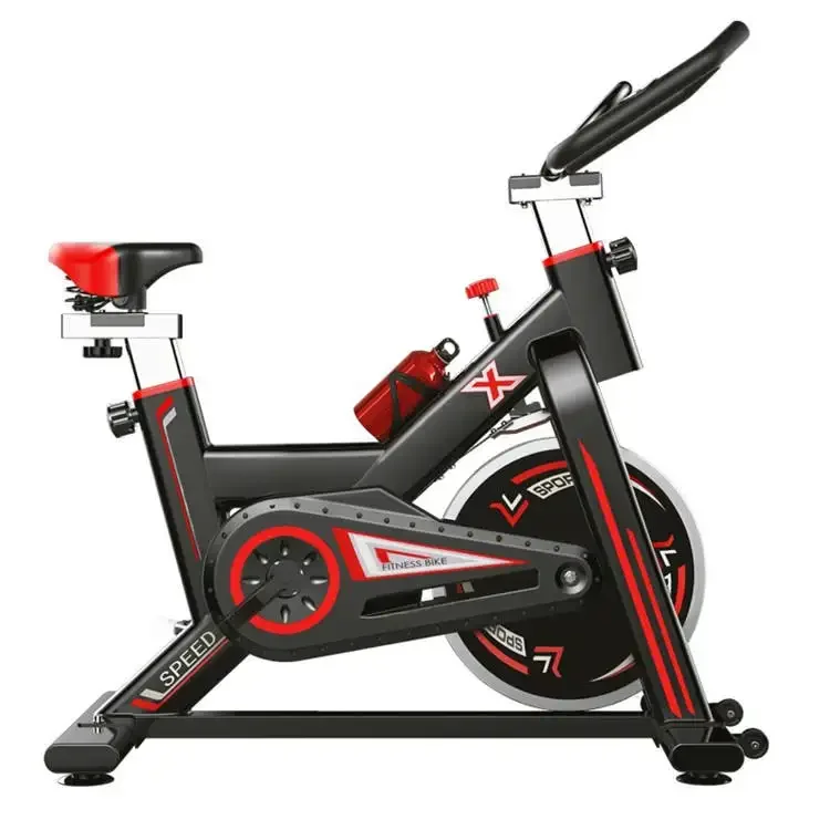 Exercise Bike high quality anti-slip with Connectivity, LCD, Heart Rate Handle, Ideal for Home Gym Workout
