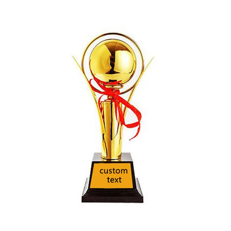 Metal Trophy Customized Logo Soccer Football And Basketball Championship Trophy Sports Award Trophy