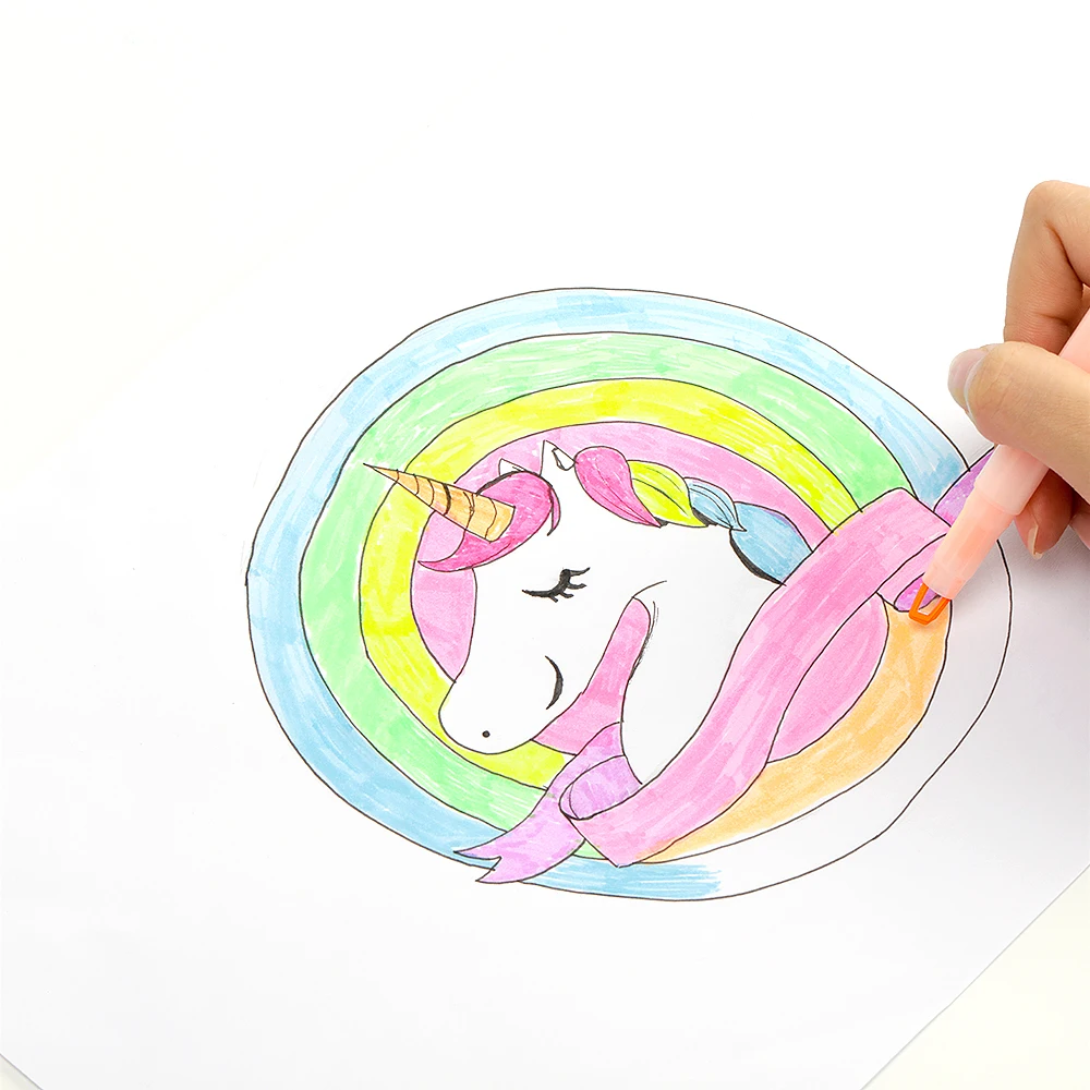 
Stromer Manufacturer Oem Customer Logo 6 Colors Transparent Underlining Writing Non Toxic Highlighter Pen 