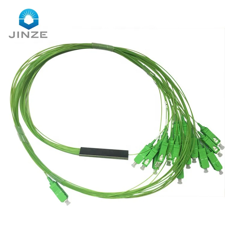 Supply Good Quality 1X4 2X8 optic fiber splitter 1X8 Optical PLC Splitter SC/APC