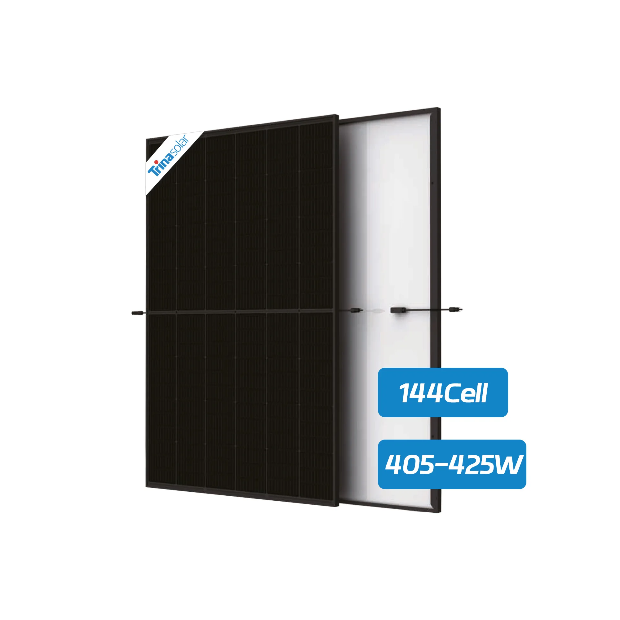 Trina VertexS 425W solar panel TSM-DE09R.05 BACKSHEET MONOCRYSTALLINE MODULE with  English label 1 meter long line version