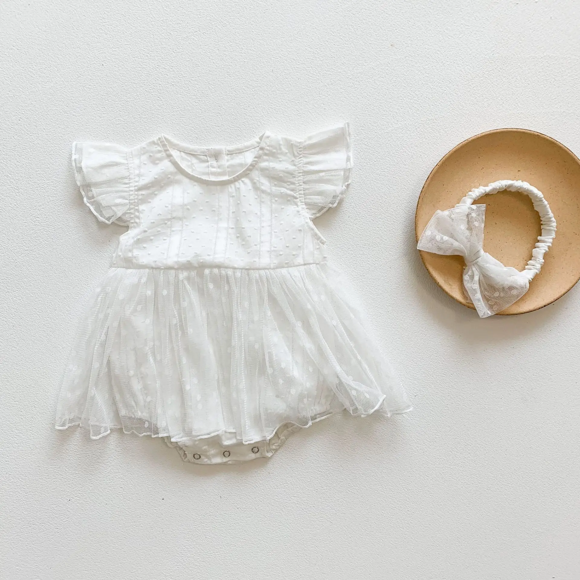 Mesh 2022 Baby Born Infant Girl Clothes Next Manufacturers Lace Romper Skirt Wholesale-newborn-baby-clothes Kids Bodysuit