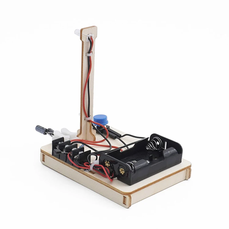 2024 stem Wooden Montessori People Toys for Kids DIY Educational Toy with Delay Control on Lights Boys Aged 2 7 Years