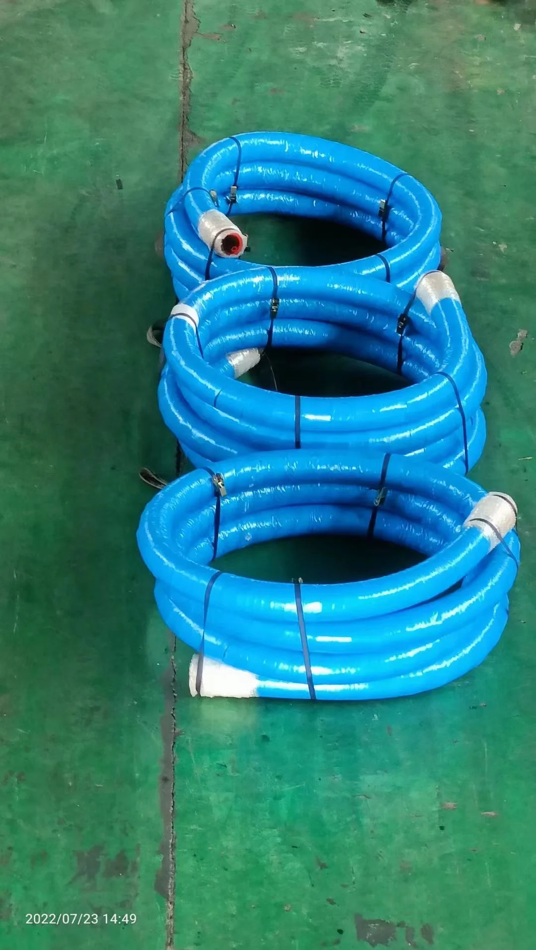 DN125 Pump Placing Disc CFG Rubber pipe Drilling machine Cement Fly-ash Grave 433497 Concrete Pump Rubber End Hose 233649005