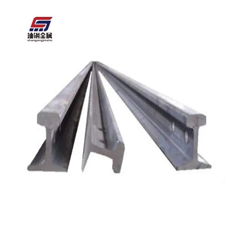 Китайские стальные рельсы, Высококачественная легкая стальная рельса Qu70 Qu80 Qu100 Qu120, железнодорожный трек