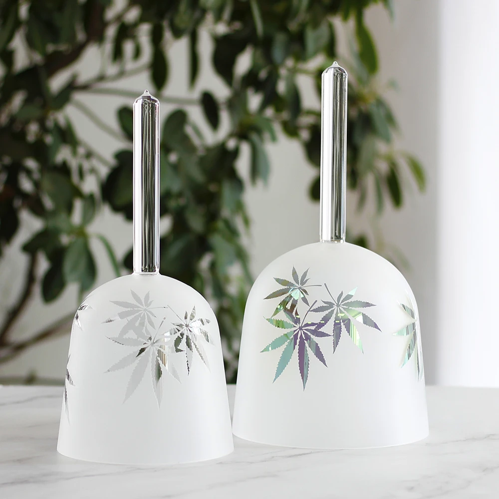 BEST Hand-Held crystal singing bowl  with  suede mallet Sound Healing 432 HZ 440 HZ 3' - 9' C D E F G A B Note Chakra energy