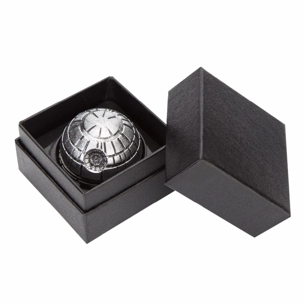 Smoking Accessories Death Star Grinder Herb Spice Tobacco Grinder Tool With Pollen Catcher