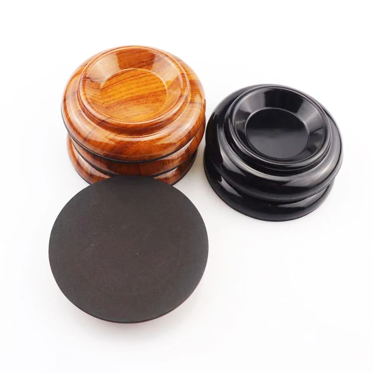 solid Wood grain ABS piano Wood foot mat pad soundproof anti-slip Non-slip protection pad caster cups for piano