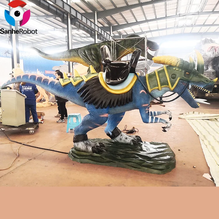 Electric Walking Dinosaur Ride Life Size Popular Customizable Simulation Running Horse Animatronic Animal Animal Robot For Zoo