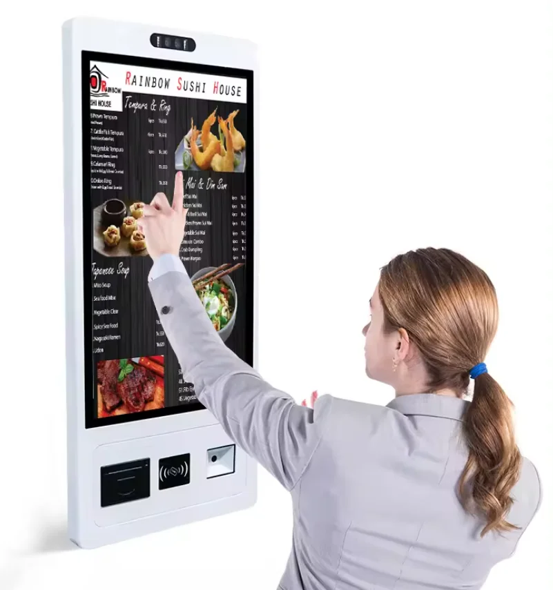 Автоматизированный фаст-фуд для заказа оборудования Android Pos киоск с Nfc Card Reader