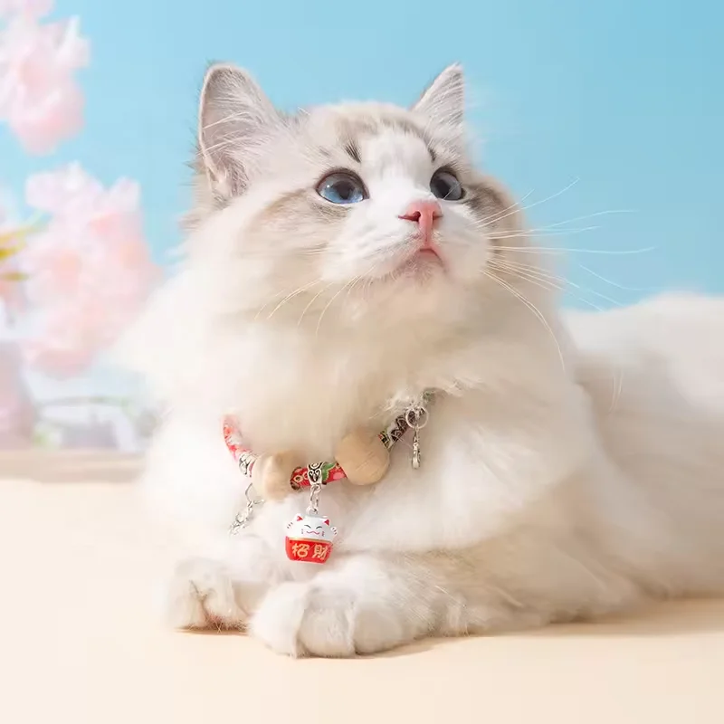Fast Shipping Wholesale Manufacturer Chinese New Year Type Luxury Soft Cute Dog Cat Collar Adjustable Pet Neck Collars