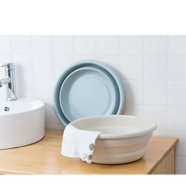 Многофункциональная складная раковина, портативная складная раковина с отверстием для подвешивания для дома, улицы, кемпинга и многого другого