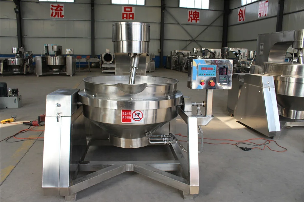 
Gas /Electrical heating Planetary Stirrer Type Cooking Kettle 