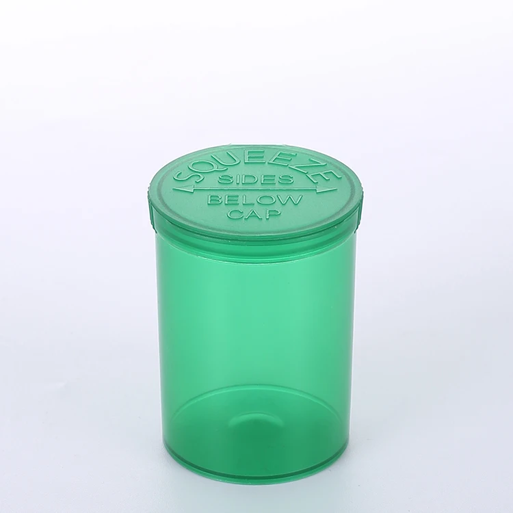 High Quality Colorful Flip Pop Top Vials Medical  Pot Pop Top Vials Pharmaceytical Plastic Pop Top Bottles