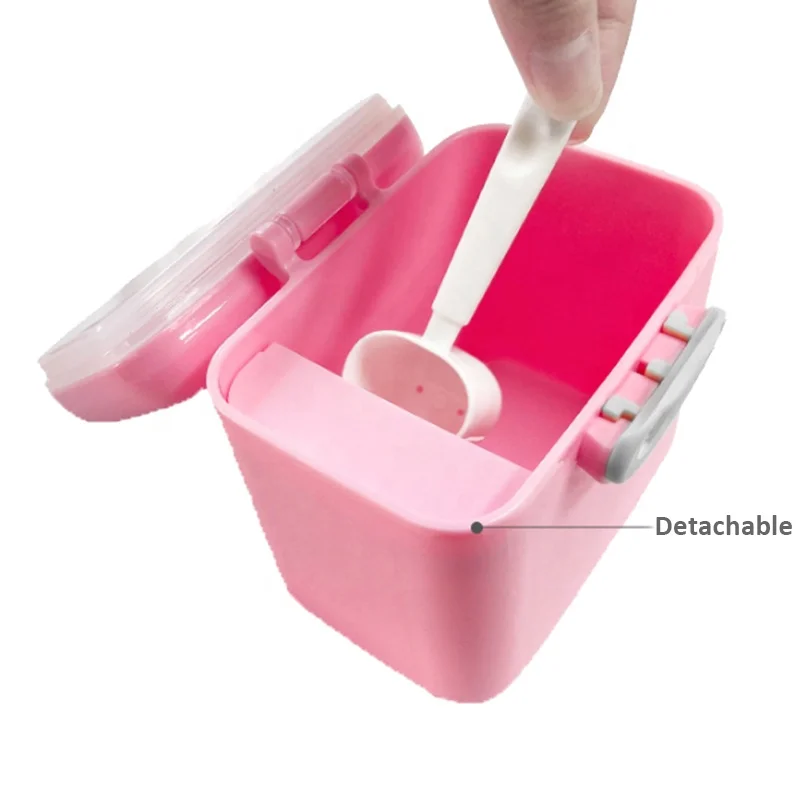 New BPA Free Portable Formula Dispenser With Scoop/Baby Milk Powder Container Food Storage Snack Cup For Travel